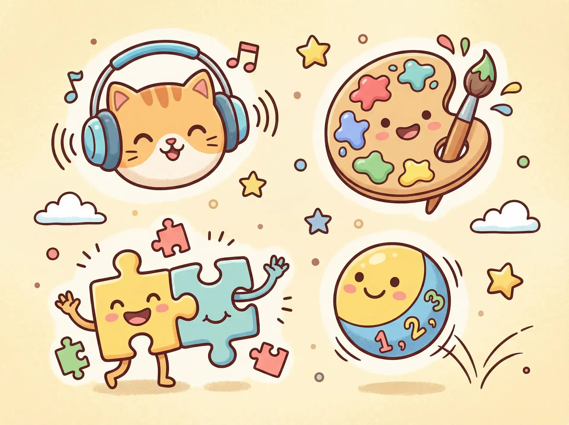 小朋友的手工作品 - 同人动漫 益智创作